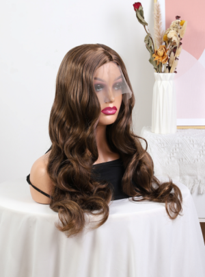 W106Newlook 13X4 HD Lace Frontal Wigs Long Wavy Synthetic Women Hair Wigs