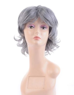 W109NEWLOOK Short Curly Hair Wig For Women White Color Wig