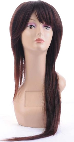 W114NEWLOOK Long Straight Hair Wig With Bangs For Women