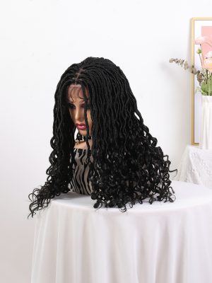W178 Twisted Curly Hair Wigs For Black Women 4x4 Lace Front Wig With Baby Hair