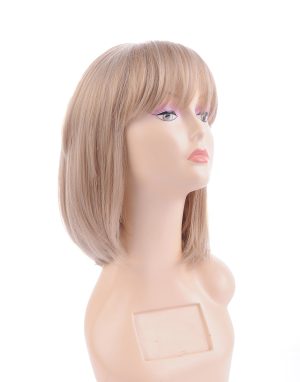 W150613 Blonde Hair Wig With Bangs Synthetic Wigs Wholesale