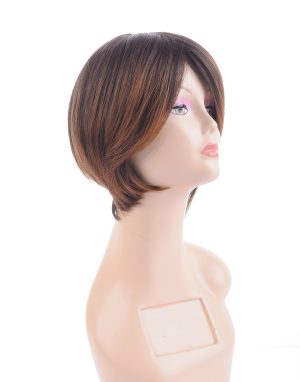 W156 Heat Resistant Synthetic Fiber Hair Wig Free Part Short Hair Wigs