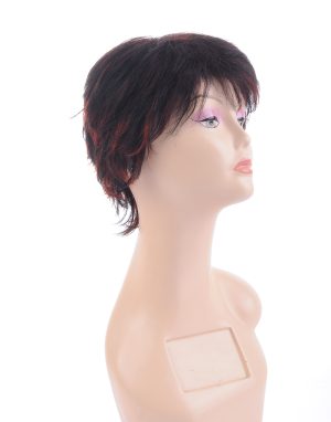 W157 Short Curly Synthetic Hair Wig With Bangs