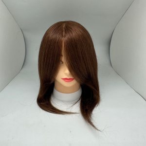 020 Hair Style Hair Beauty Salon Teaching Head Mold Human Hair Head Mold can be hot dyed modeling reuse14inch