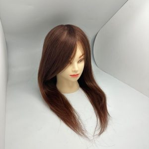 029 E18 Hair Style Hair Beauty Salon Teaching Head Mold Human Hair Head Mold can be hot dyed modeling reuse