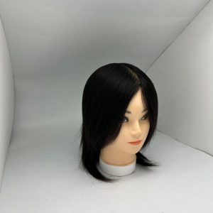 014 S10 black Hair Style Hair Beauty Salon Teaching Head Mold Human Hair Head Mold can be hot dyed modeling reuse