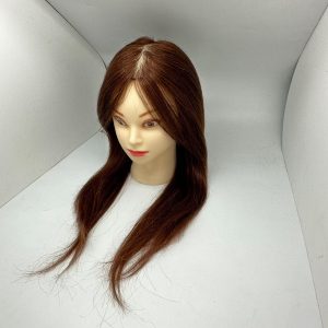 024 Hair Style Hair Beauty Salon Teaching Head Mold Human Hair Head Mold can be hot dyed modeling reuse