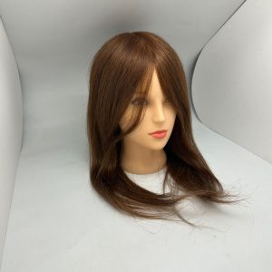 027 LT18 Hair Style Hair Beauty Salon Teaching Head Mold Human Hair Head Mold can be hot dyed modeling reuse